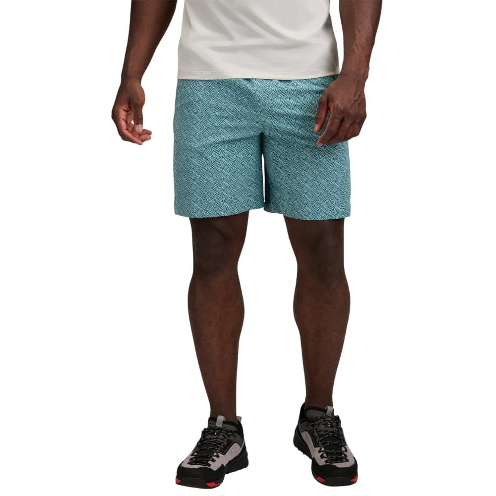 M's Sierra Shorts 8 In Granola/Midnight Blue, view: 0