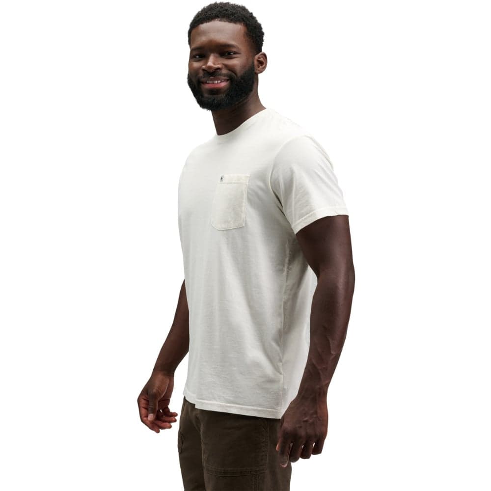 M's Diamond Patch SS Pocket Tee Off White, view: 2