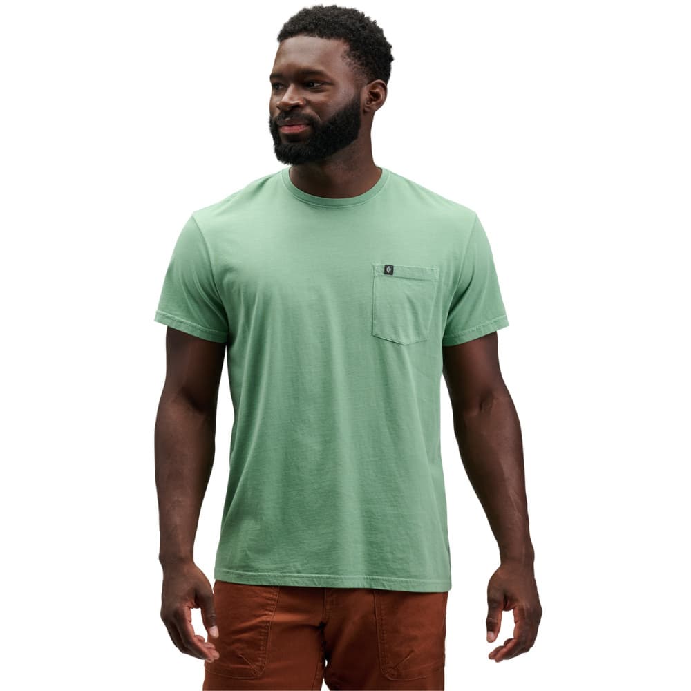 M's Diamond Patch SS Pocket Tee Laurel Green, view: 1