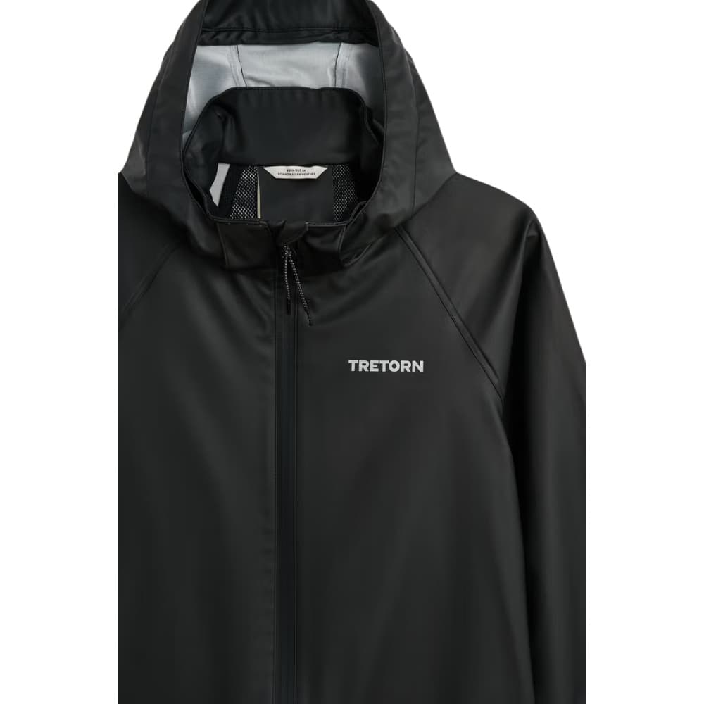 Kids Packable Rainbreaker Set Black, view: 4