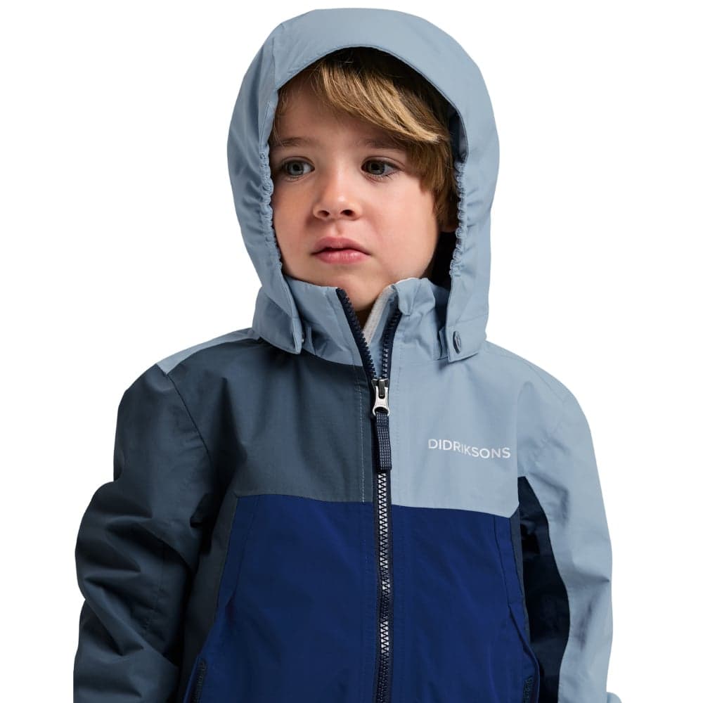 Pilvi Kids Jacket 2 Blue Fog, view: 3