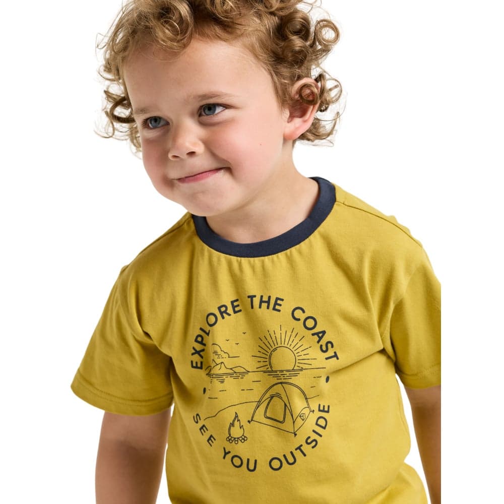 Mynta Kids T-Shirt 4 Yellow Pollen, view: 2