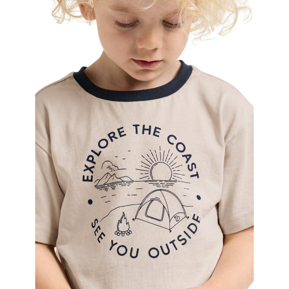 Mynta Kids T-Shirt 4 Sand Beige, view: 2