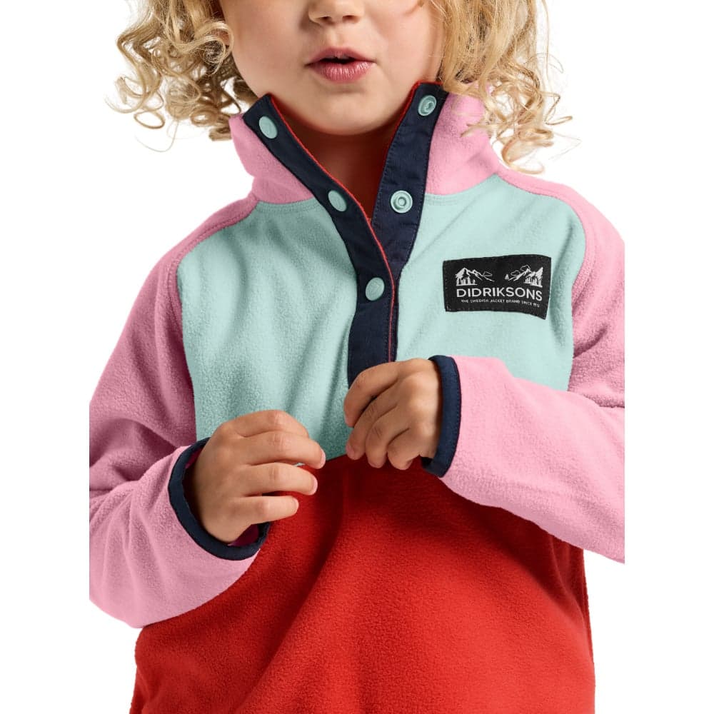 Monte Kids Half Button 5 Light Heather Pink, view: 2