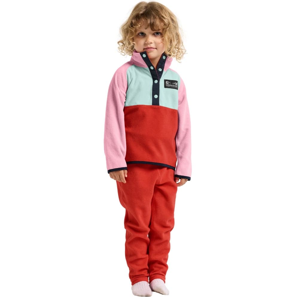 Monte Kids Half Button 5 Light Heather Pink, view: 4