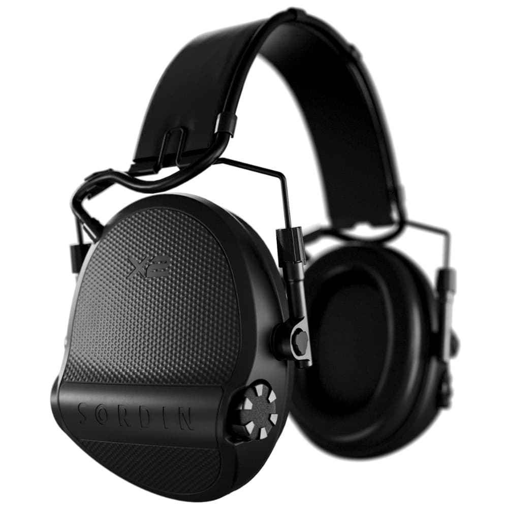 X2 Black Headband Leather Memory Foam, view: 0