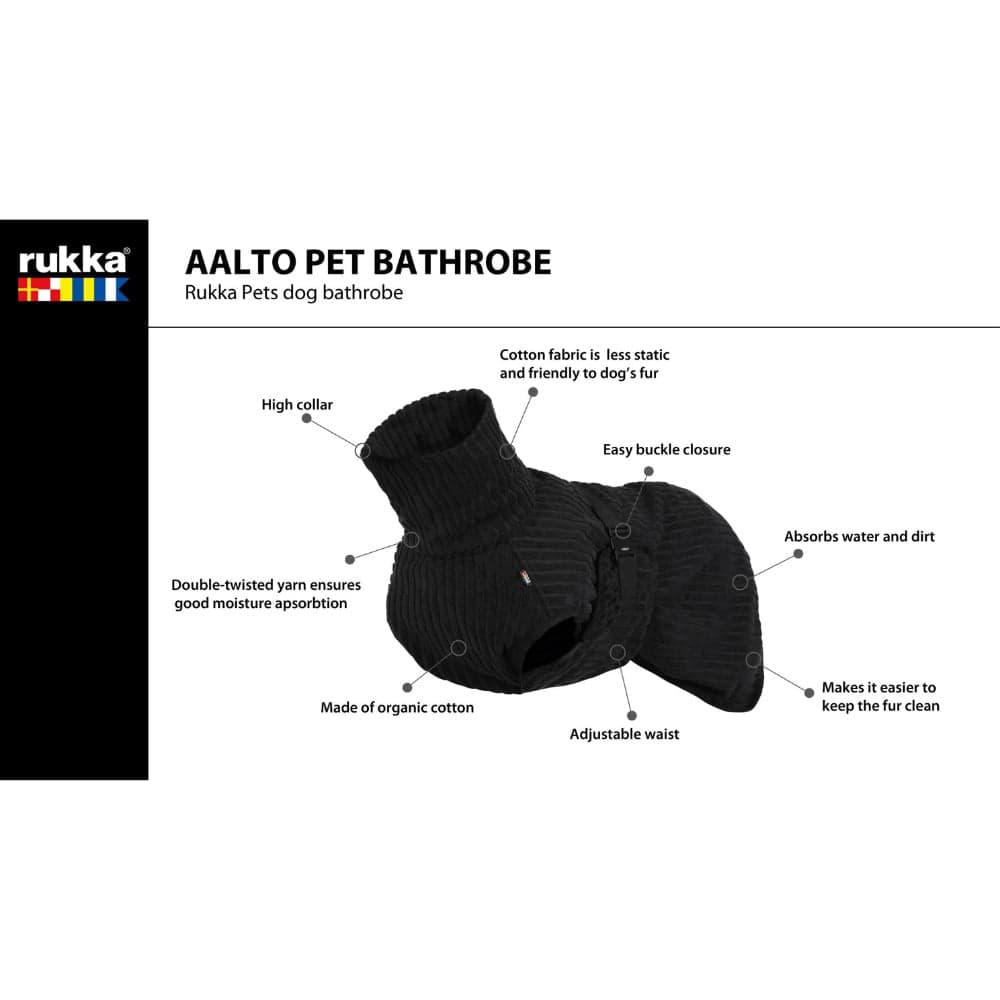 Aalto Pet Bathrobe XXS-XS Apple, view: 4