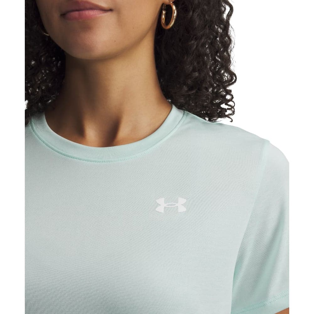 UA Tech Twist W's Short Sleeve Refresh Mint, view: 2