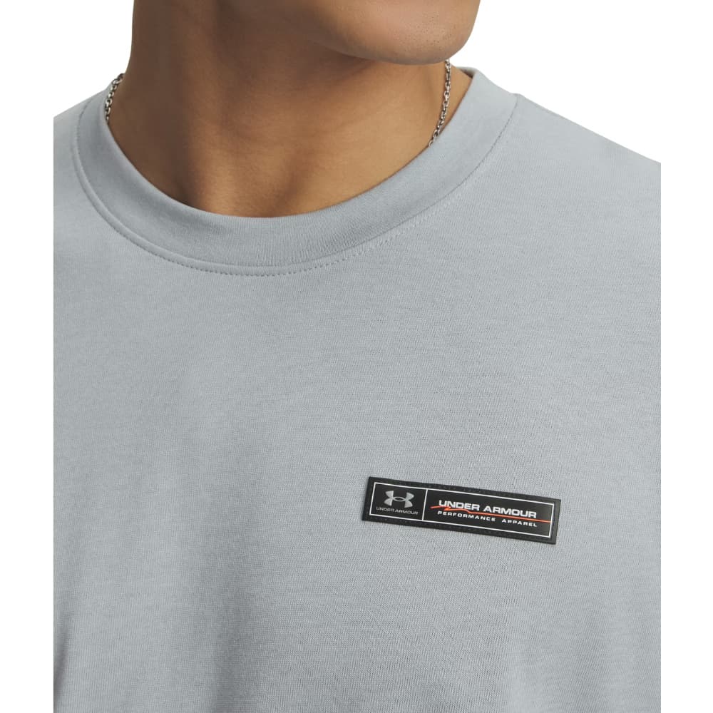 UA Heavyweight Armour Label SS Mod Gray, view: 2