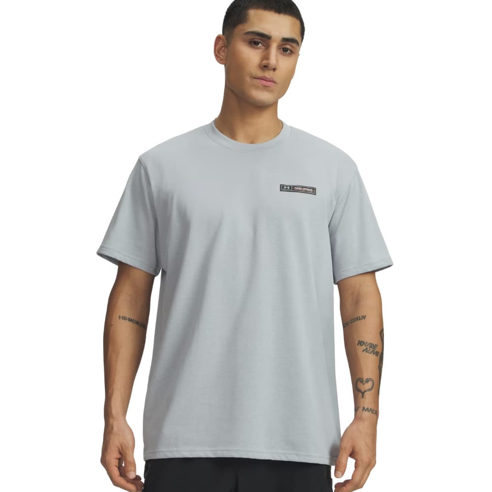 UA Heavyweight Armour Label SS Mod Gray, view: 3