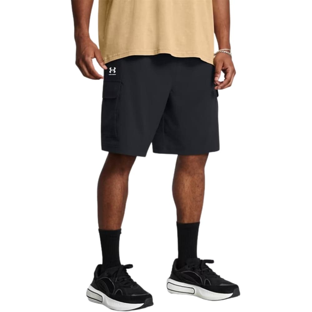 Ua Vibe Woven Cargo Short Black, view: 3