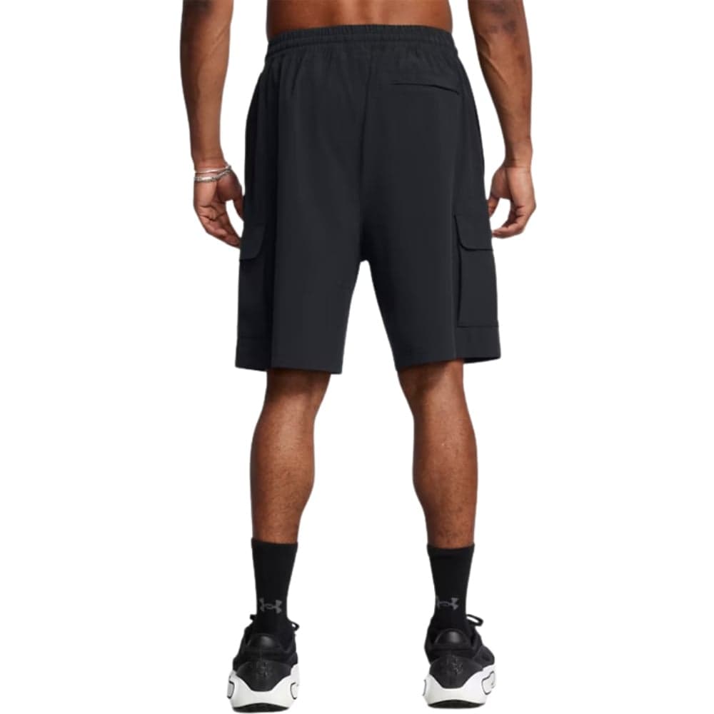 Ua Vibe Woven Cargo Short Black, view: 4
