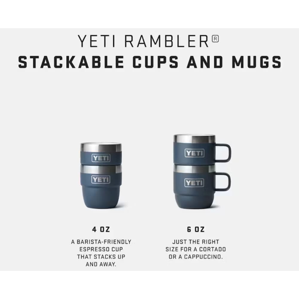 Rambler 4 oz Stackable Cups 2-pack Ridgeline, view: 4