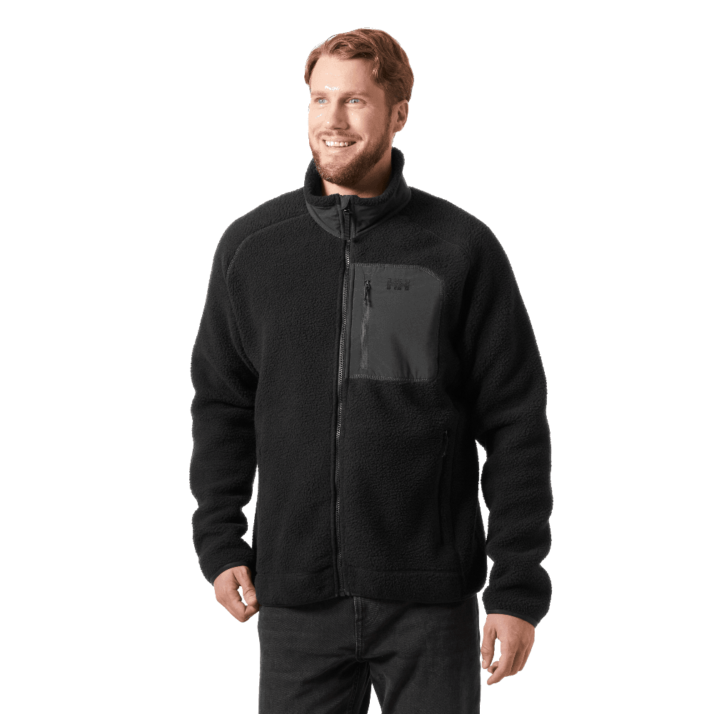 Panorama Pile Blocjacket Herre Svart, view: 2