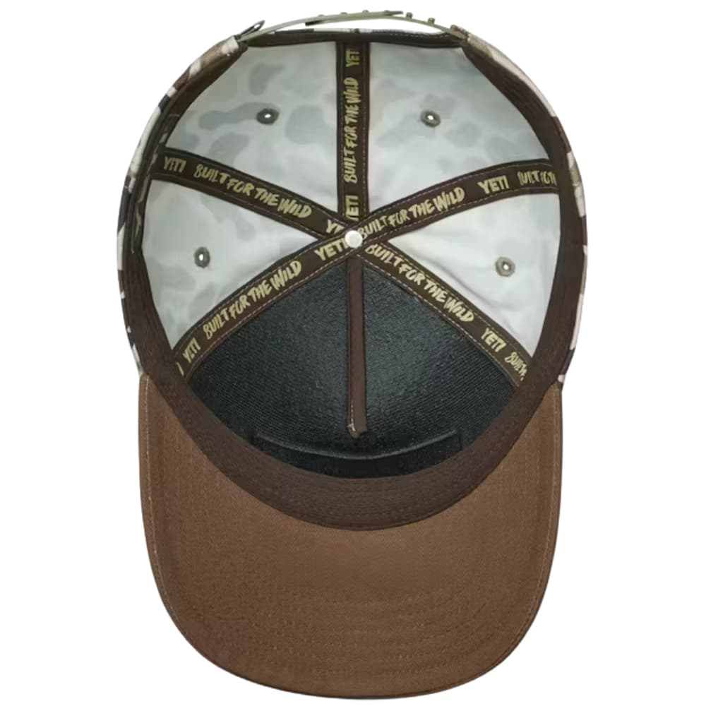 Logo Woven Flat Brim Snapback Hat Camo, view: 4