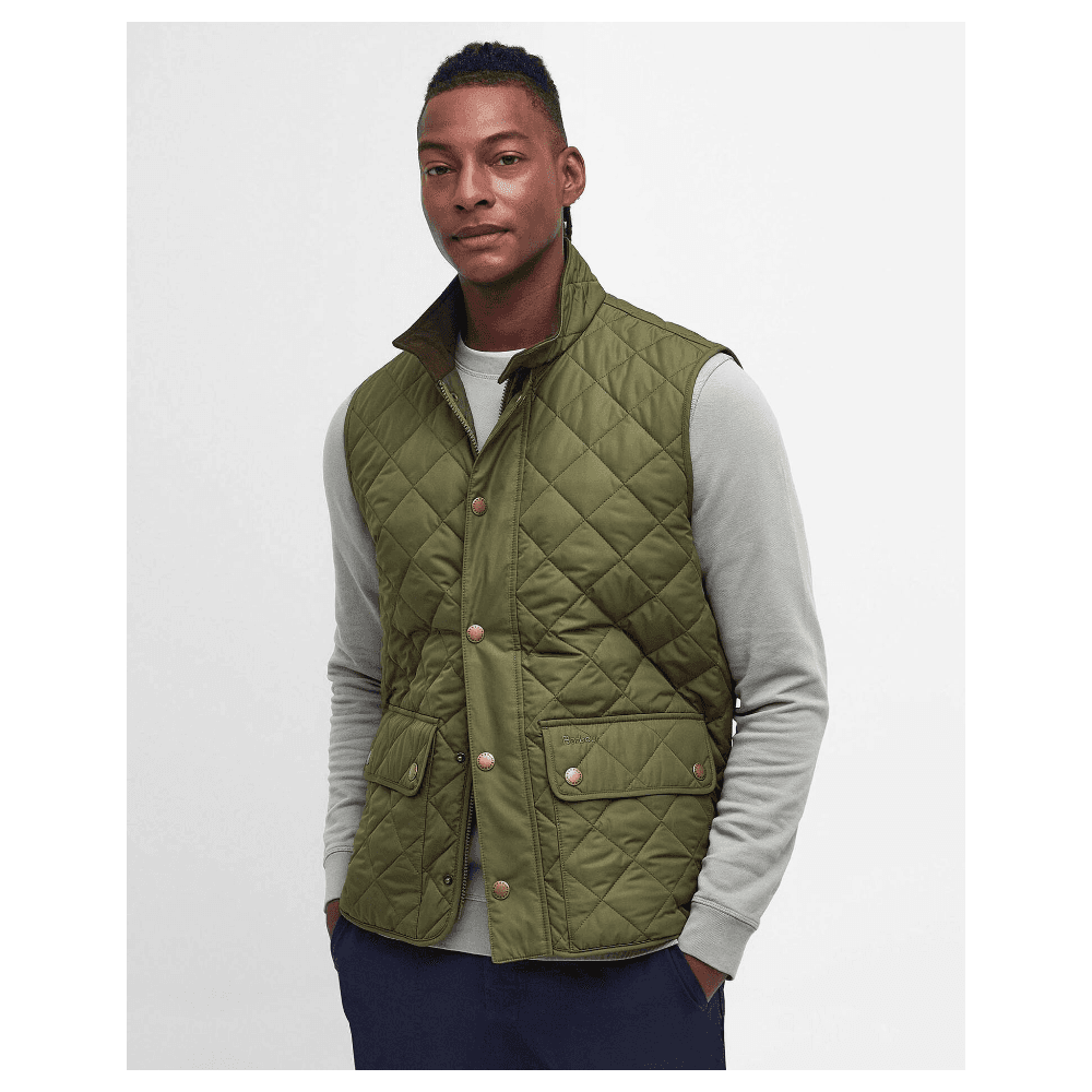 Lowerdale Gilet Dark Moss, view: 1