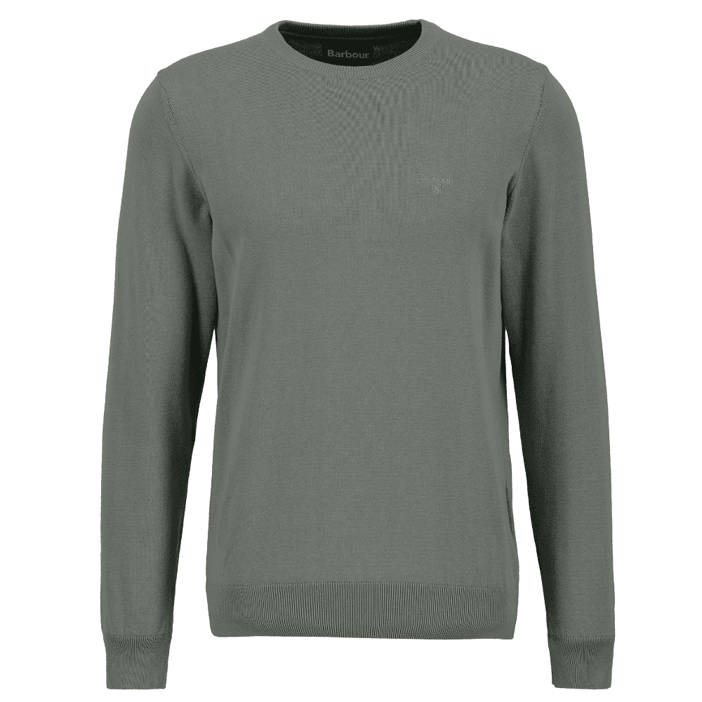Pima Cotton Crew Agave Green, view: 0