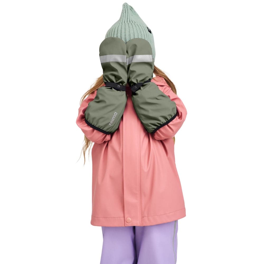 Rain Mittens Puro Greyish Green, view: 2