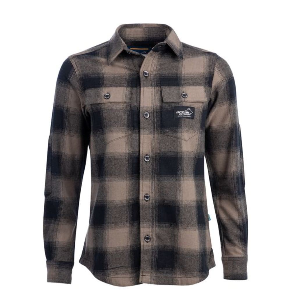 Flannel Insulated Shirt Lady Brown/Black, view: 0