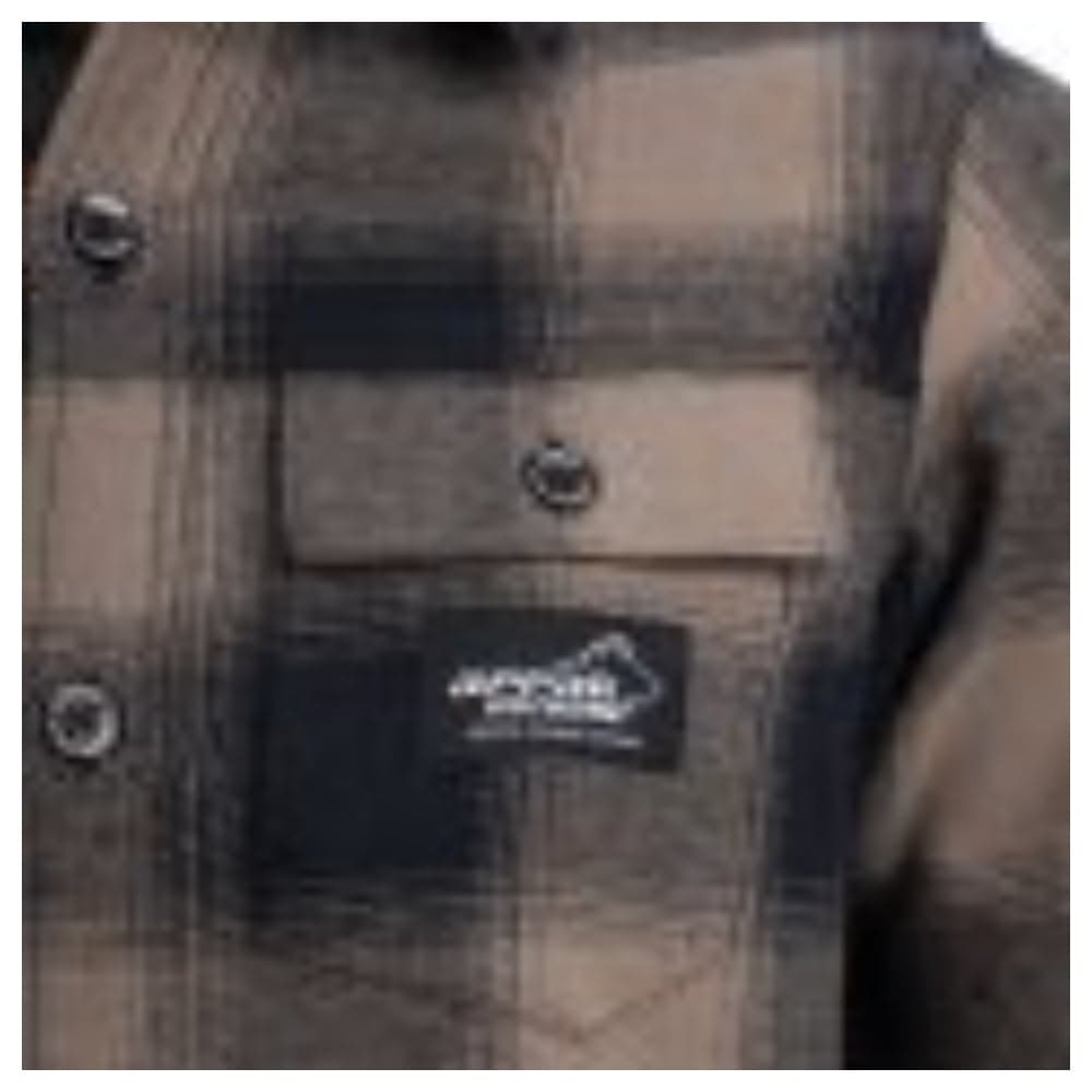 Flannel Insulated Shirt Lady Brown/Black, view: 4