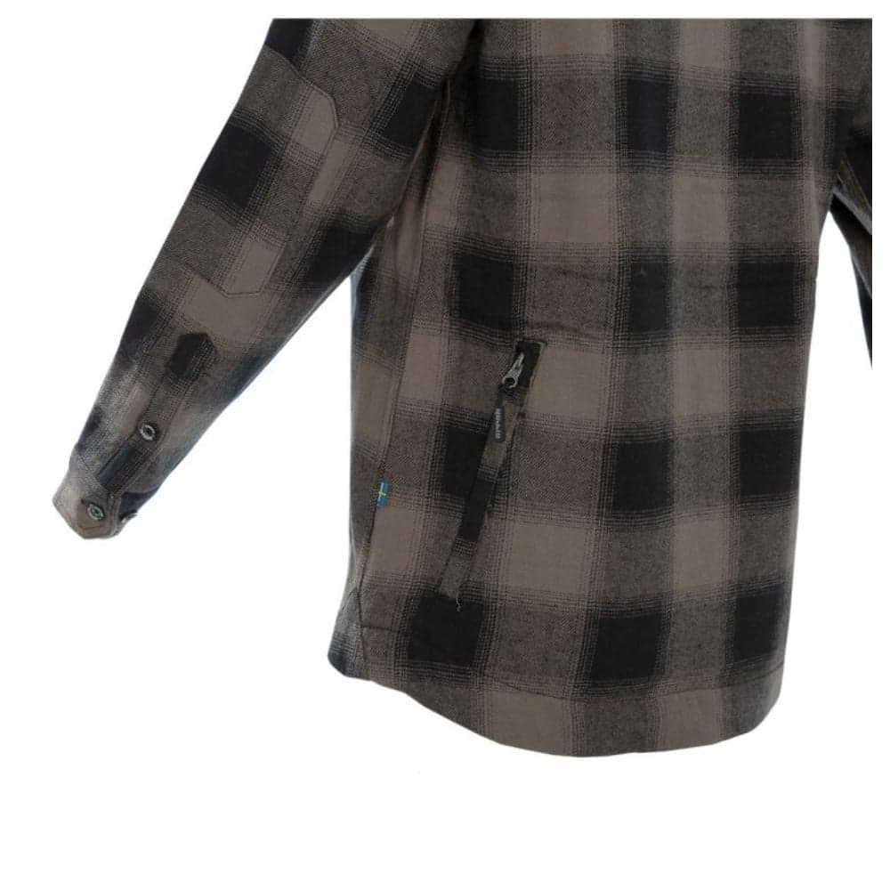 Flannel Insulated Shirt Lady Brown/Black, view: 3
