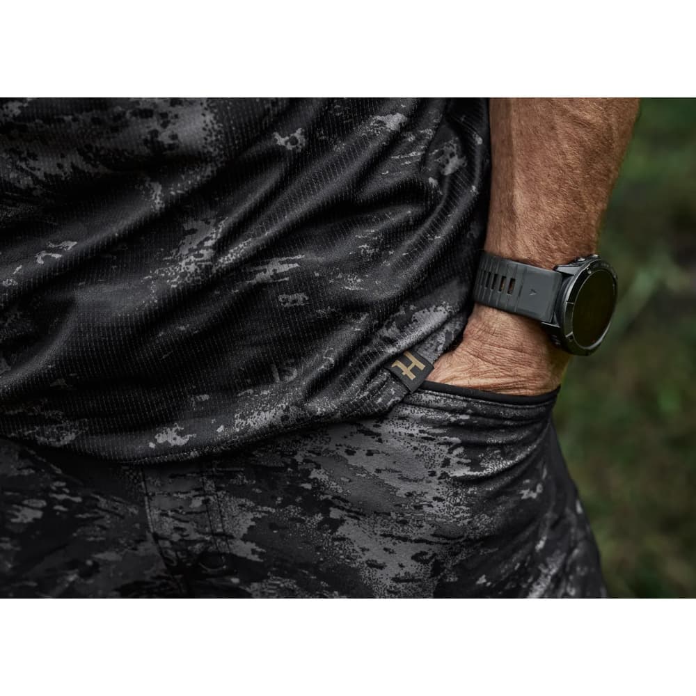 M's Härkila Noctyx Camo Kortärmad T-Shirt Axis Msp®Black/Black, view: 2
