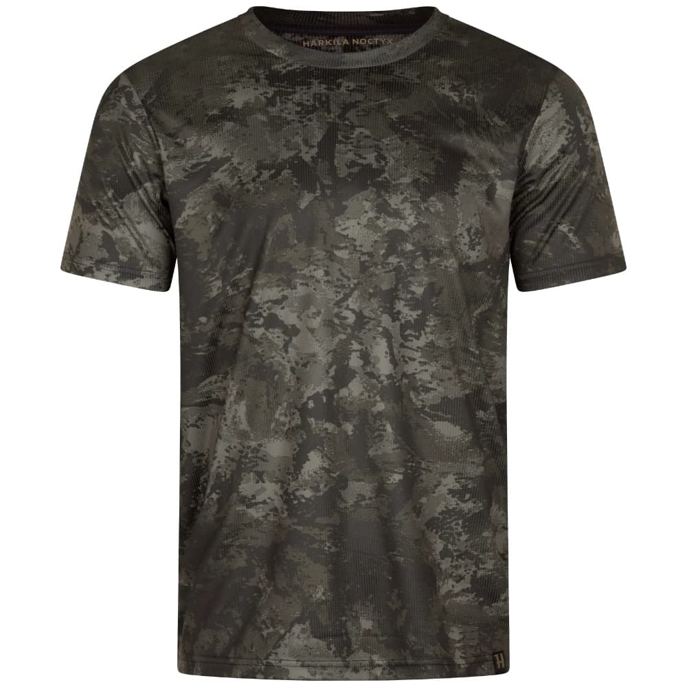 M's Härkila Noctyx Camo Kortärmad T-Shirt Axis Msp®Black/Black, view: 0