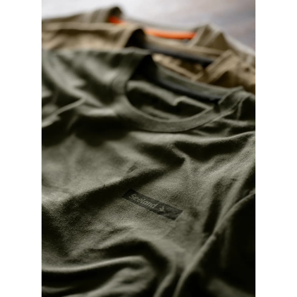 M's T-Shirt, 3-Pack Pine Green/Military Olive/Grape Leaf, view: 2