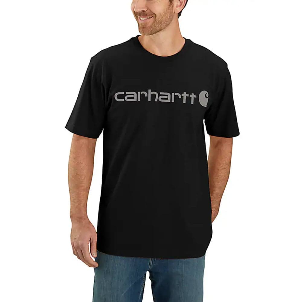 M's Dearborn Relaxed Logo T-Shirt Black/Gray, view: 0