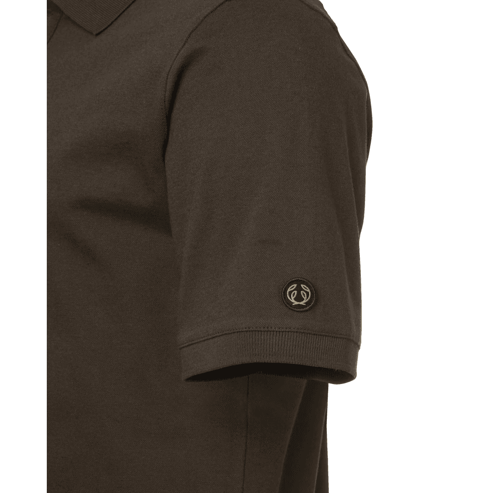 Gwyn Polo Shirt Women Leather Brown, view: 2