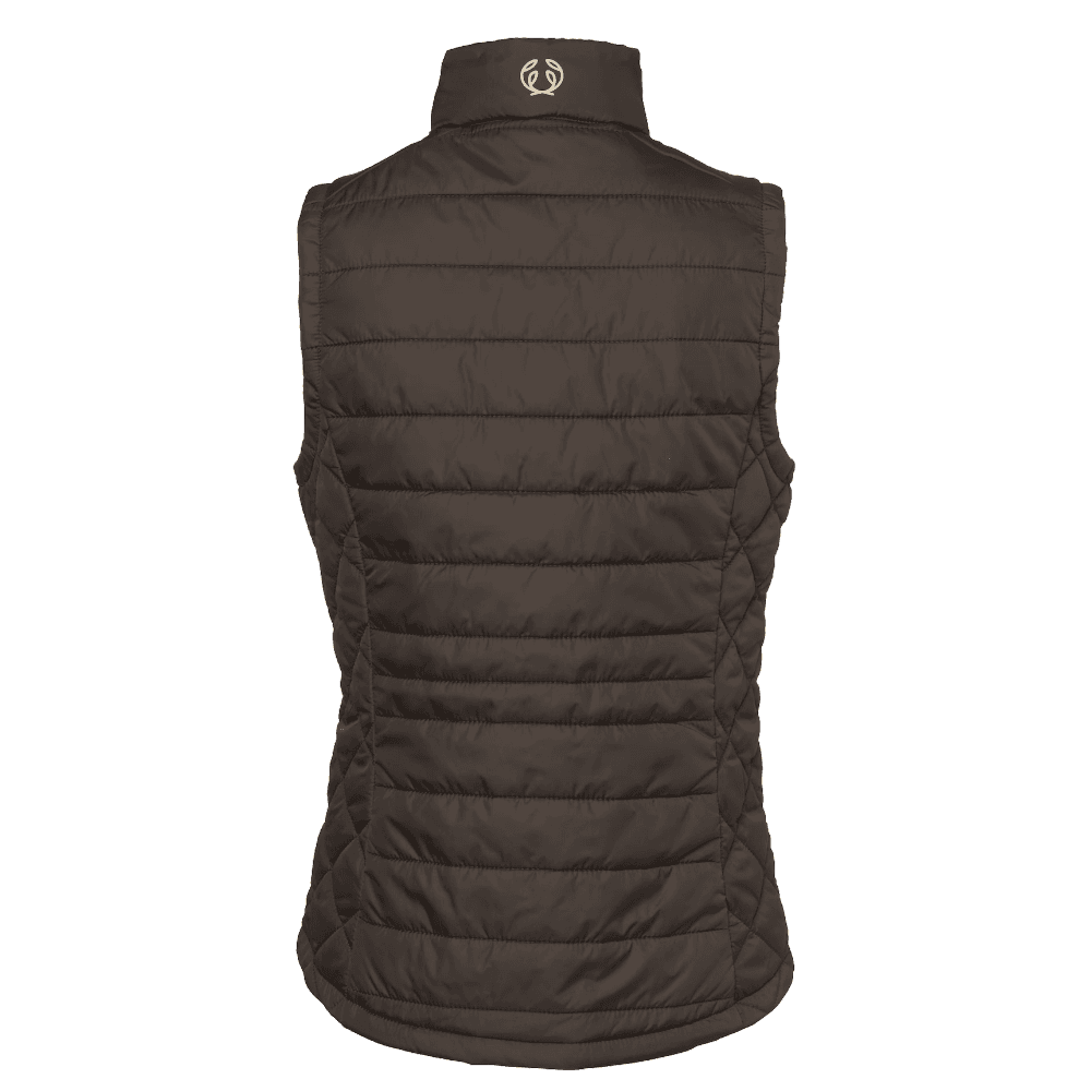 Quintin Padded Vest Women Leather Brown, view: 1