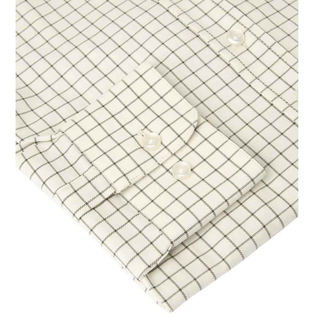 Baron Shooting Fit Stretch Shirt Men Highland Green Tattersall, view: 3