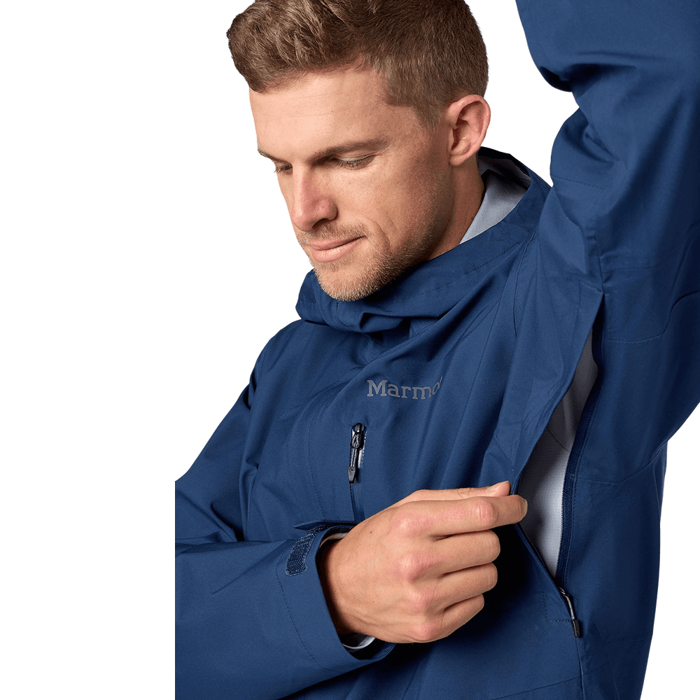 M's Precip Evo Pro Jacket Nightfall Navy, view: 9