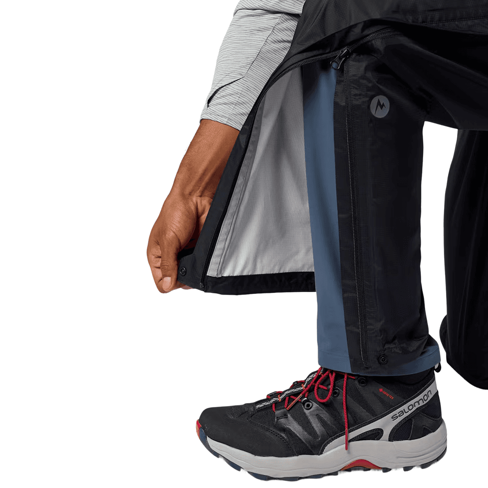 M's Precip Evo Full Zip Pant Long Black, view: 6