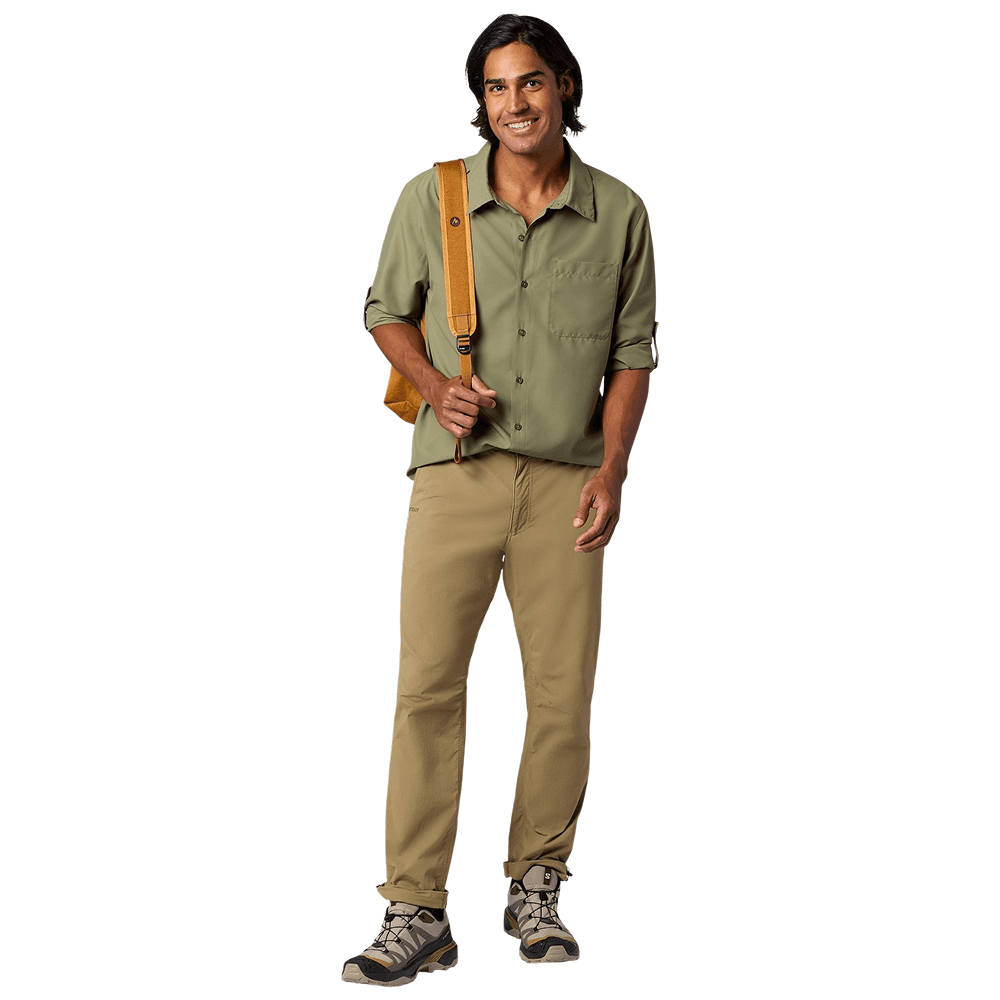 M's Airexchange Upf 40 Ls Shirt Olive Grove, view: 2