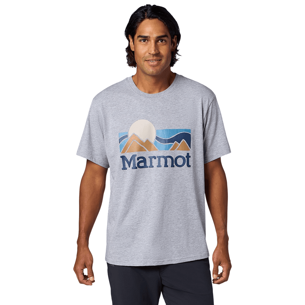 M's Coastal Tee Ss Grey Heather, view: 0