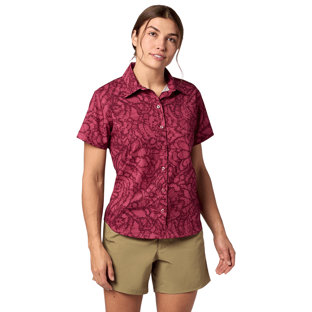 W's Airexchange Ss Shirt Dried Rose Twirl, view: 0