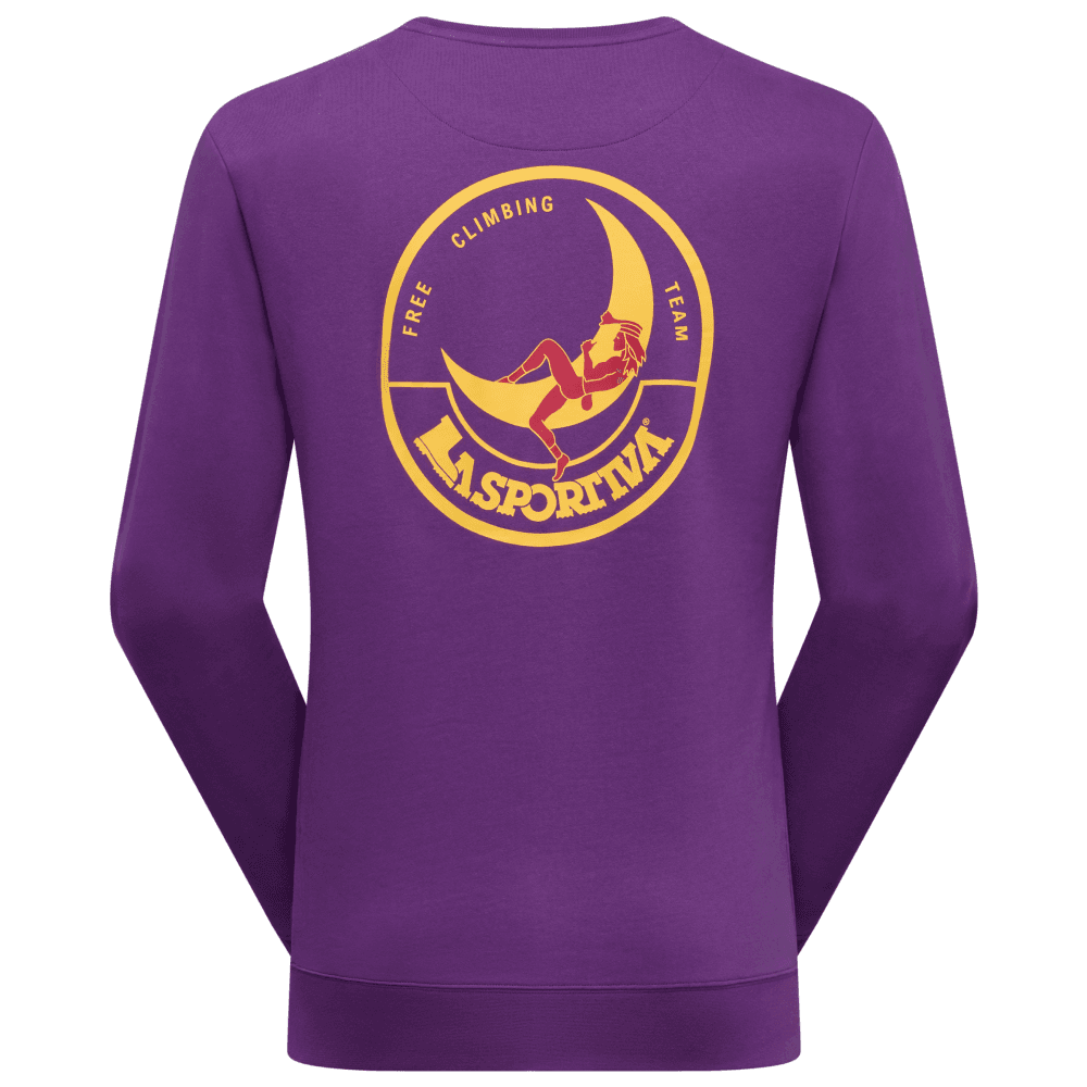 M's Climbing On The Moon Sweatshirt Viola/Giallo, view: 1