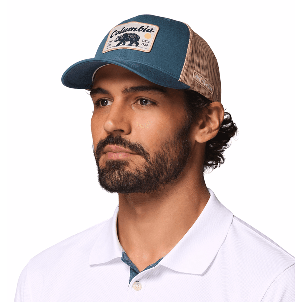 Columbia™ Mesh Snap Back Everblue, Pnw Bear, view: 2