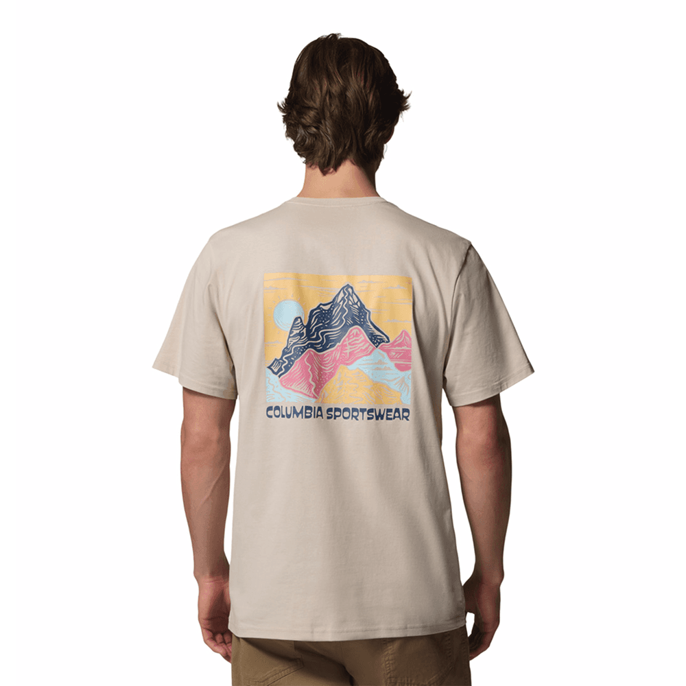 Csc™ Outdoor Back Graphic Tee Dark Stone, Sunscape, view: 1