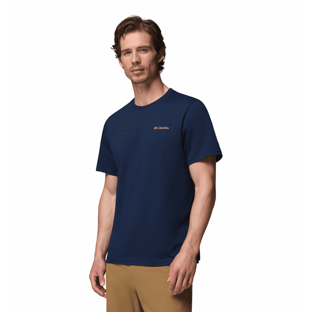 Csc™ Outdoor Back Graphic Tee Collegiate Navy, Sunscape, view: 1