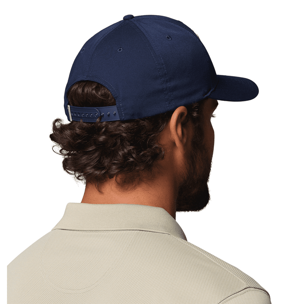 Lost Lager™ 3D Stretch Snap Back Collegiate Navy, Moose, view: 3
