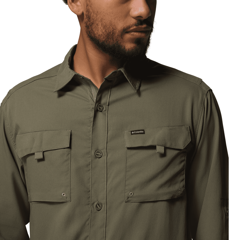 Silver Ridge™ Utility Ii Ls Shirt Stone Green, view: 6