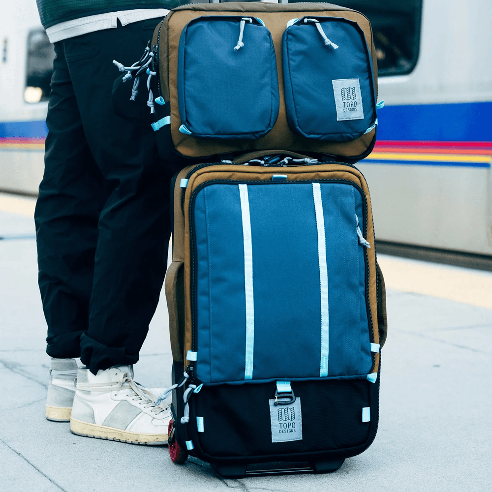 Global Travel Bag Roller Navy/Sahara, view: 2