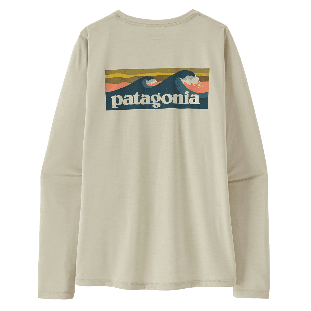 W's L/S Cap Cool Daily Shirt - Boardshort Logo Dyno White, view: 0