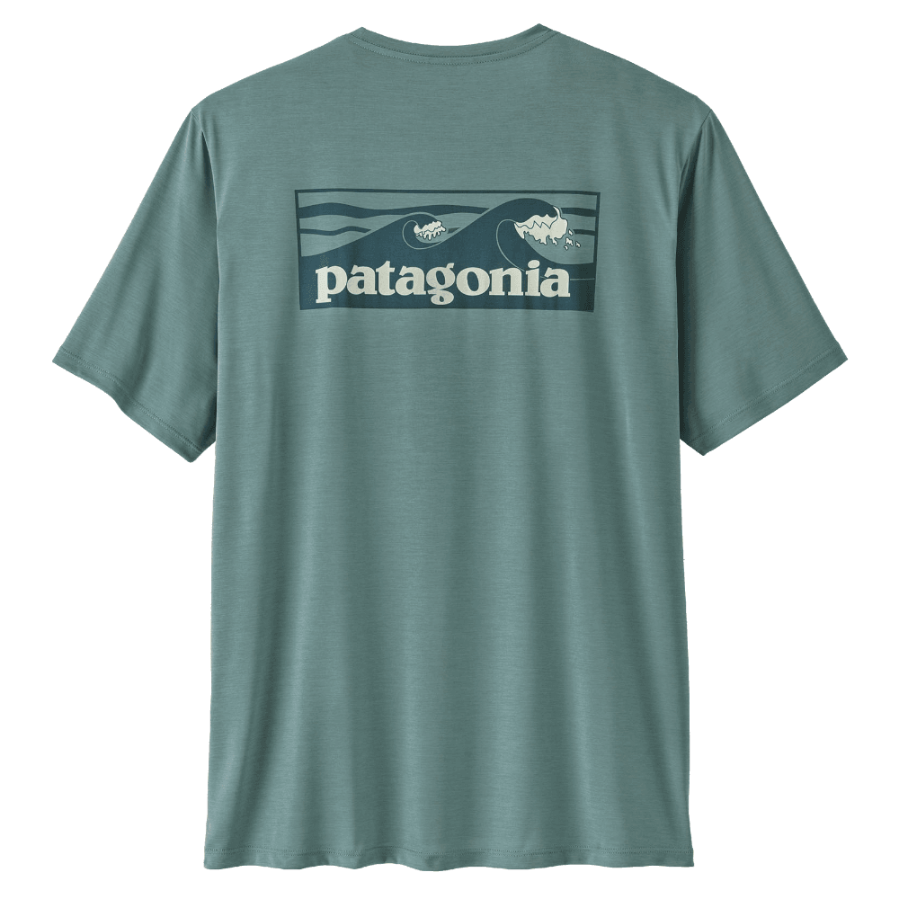 M's Cap Cool Daily Shirt - Boardshort Logo Blue Sage - Light Blue Sage X-Dye, view: 1