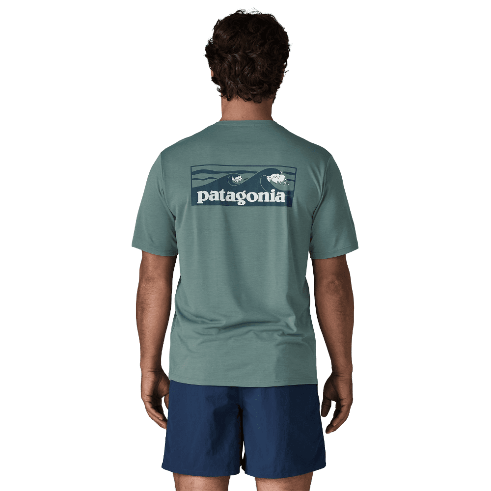 M's Cap Cool Daily Shirt - Boardshort Logo Blue Sage - Light Blue Sage X-Dye, view: 3