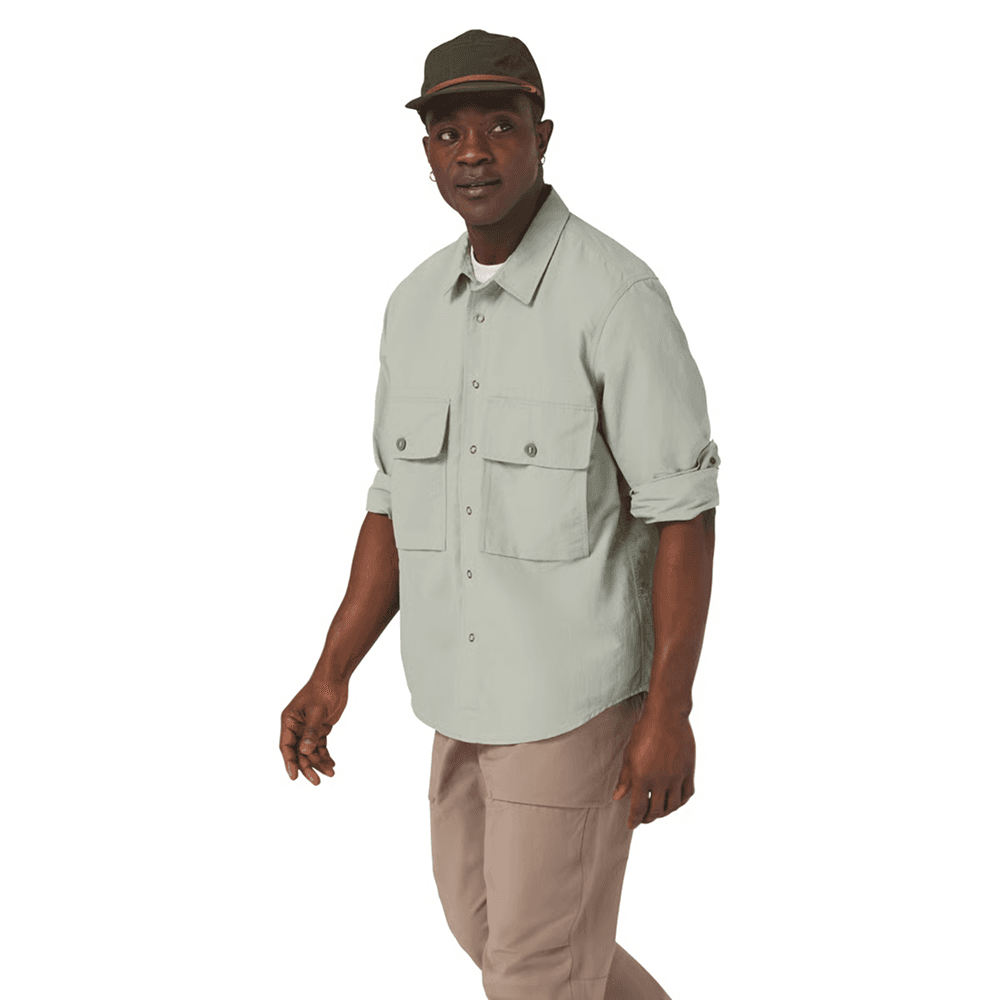 Men's Ripstop Overshirt Seagrass, view: 4