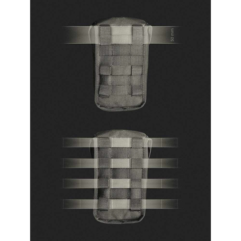 Lidded Gp Pouch 3X4 Multicam, view: 2