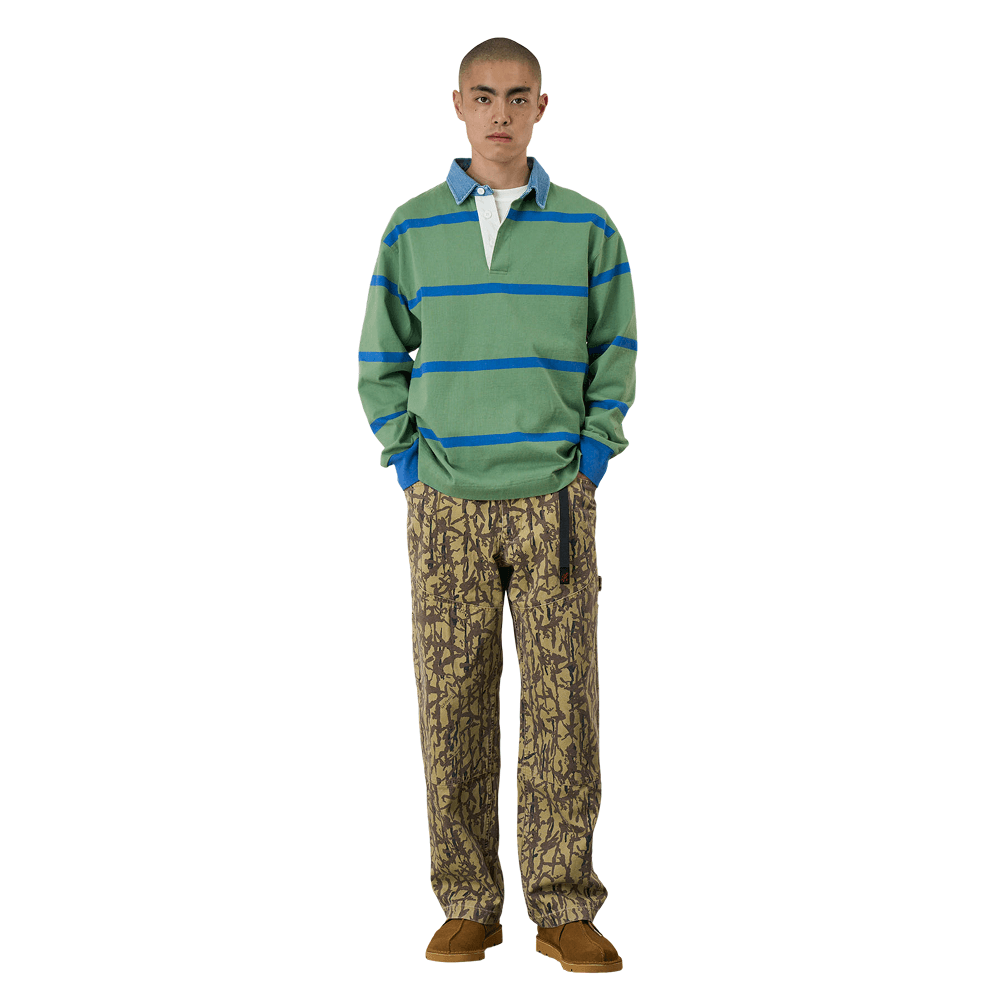 Langdon Rugby Shirt Olive /Blue, view: 2